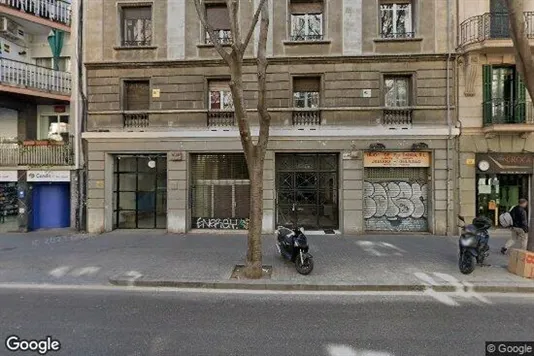 Commercial properties for rent i Barcelona Eixample - Photo from Google Street View