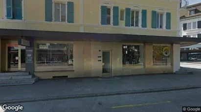 Gewerbeflächen zur Miete in Delsberg – Foto von Google Street View