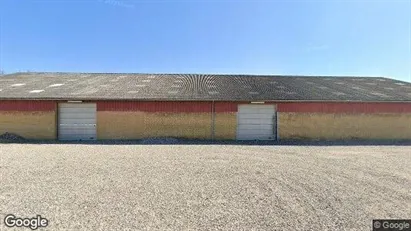 Verkstedhaller til salgs i Slagelse – Bilde fra Google Street View