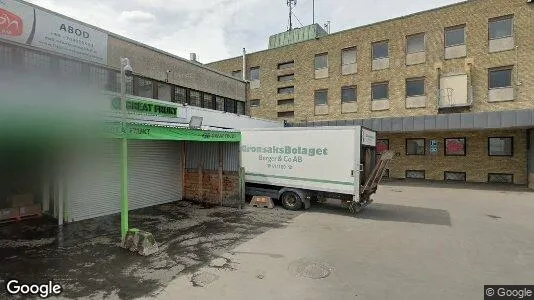 Lagerlokaler til leje i Hammarbyhamnen - Foto fra Google Street View