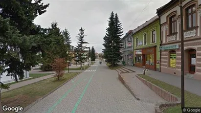 Lokaler til leje i Poprad - Foto fra Google Street View