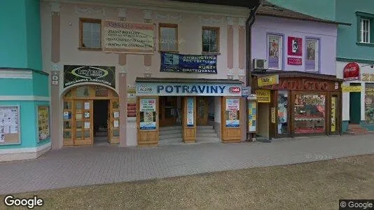 Lokaler til leje i Poprad - Foto fra Google Street View