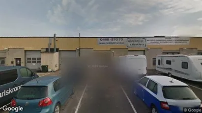 Lagerlokaler til leje i Karlskrona - Foto fra Google Street View