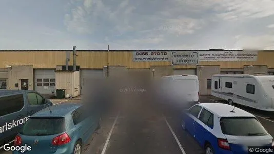 Lagerlokaler til leje i Karlskrona - Foto fra Google Street View