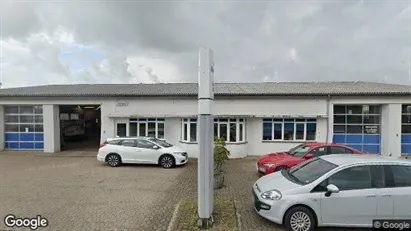 Verkstedhaller til salgs i Brørup – Bilde fra Google Street View