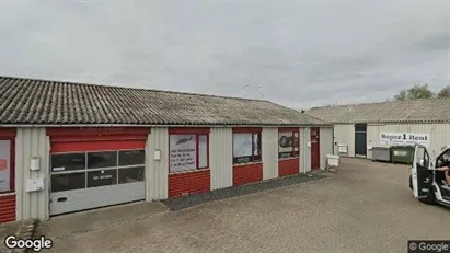 Værkstedslokaler til leje i Hadsten - Foto fra Google Street View