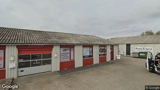 Værkstedslokaler til leje i Hadsten - Foto fra Google Street View
