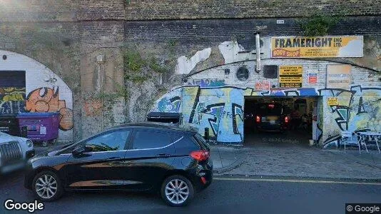 Lagerlokaler til leje i London E2 - Foto fra Google Street View