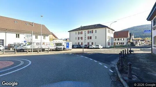 Gewerbeflächen zur Miete i Delsberg – Foto von Google Street View