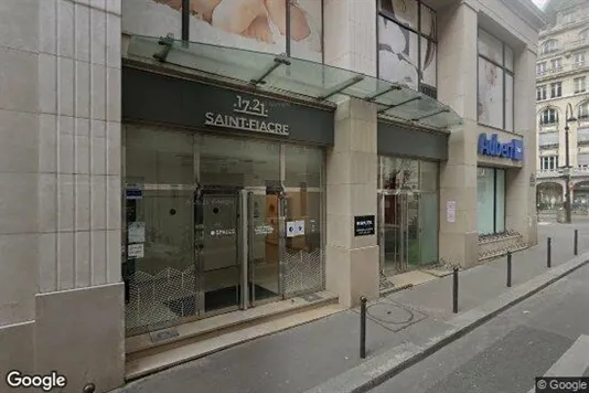 Coworking spaces för uthyrning i Paris 2ème arrondissement - Bourse – Foto från Google Street View