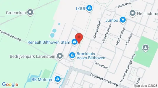 Företagslokaler för uthyrning i De Bilt - kort over placeringen