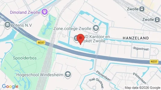 Kontorer til leie i Zwolle – Bilde fra Google Street View