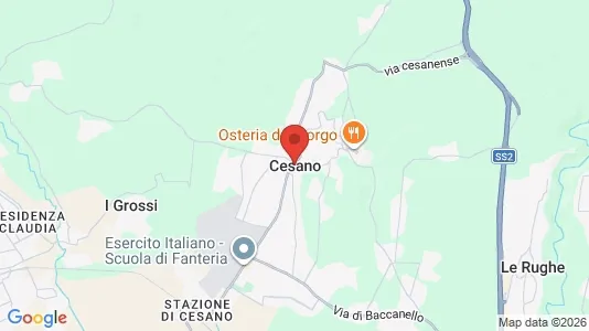 Kaupat Vuokrattavana i Cesano - Kuva Google Street Viewstä