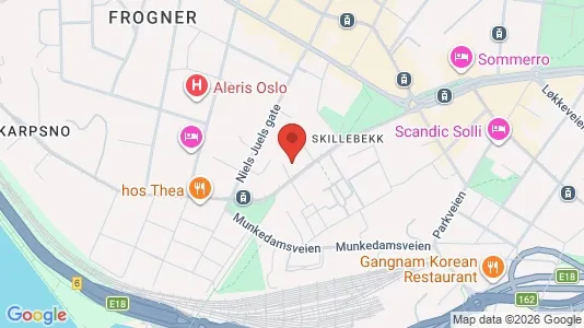 Kontorlokaler til leje i Oslo Frogner - Foto fra Google Street View