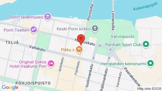 Gewerbeflächen zur Miete i Pori - kort over placeringen