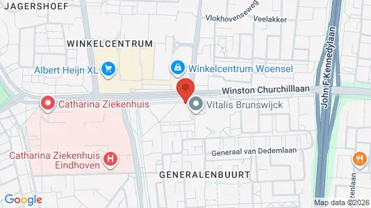 Commercial properties for rent i Eindhoven - kort over placeringen