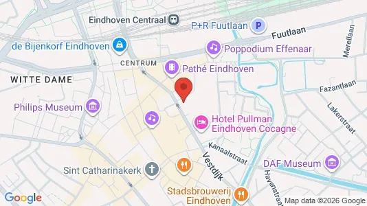 Kantorruimte te huur i Eindhoven - kort over placeringen