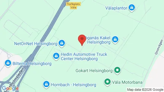 Lager til leie i Helsingborg – Bilde fra Google Street View