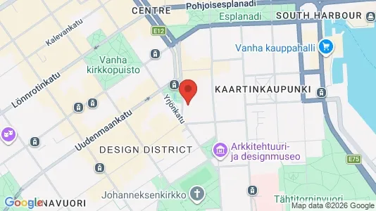 Büros zur Miete i Helsinki Eteläinen - kort over placeringen