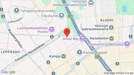 Büros zur Miete i Helsinki Eteläinen - kort over placeringen