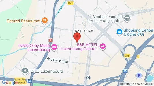 Kontorlokaler til leje i Luxembourg - Foto fra Google Street View
