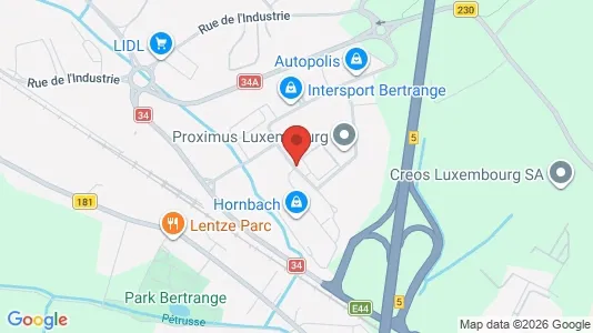 Büros zur Miete i Bertrange – Foto von Google Street View