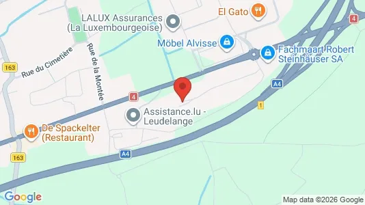 Büros zur Miete i Leudelange – Foto von Google Street View