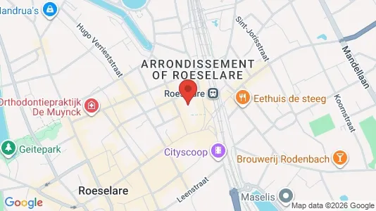 Lokaler til leje i Roeselare - Foto fra Google Street View