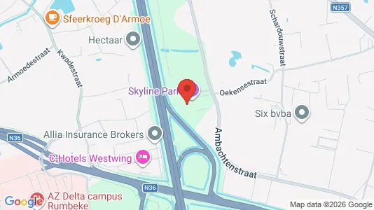 Toimistotilat Vuokrattavana i Izegem - Kuva Google Street Viewstä