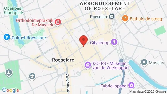 Lokaler til leje i Roeselare - Foto fra Google Street View