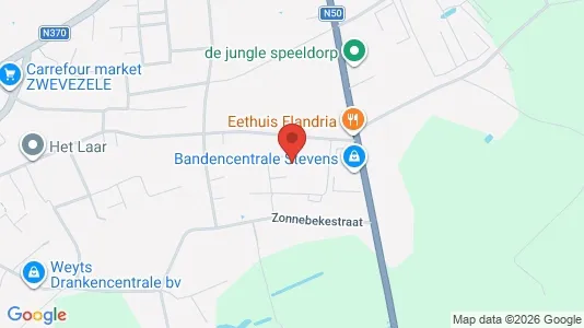 Toimistotilat Vuokrattavana i Wingene - Kuva Google Street Viewstä