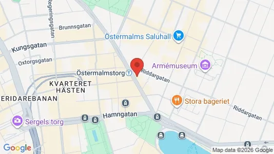 Büros zur Miete i Östermalm – Foto von Google Street View