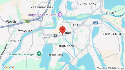 Ladenlokale zur Miete i Karlstad – Foto von Google Street View