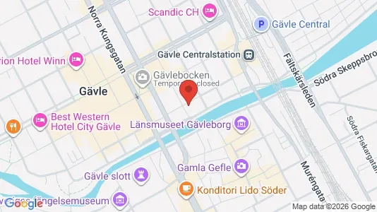 Gewerbeflächen zur Miete i Gävle – Foto von Google Street View