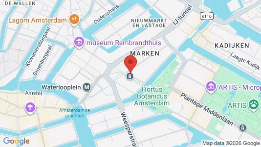 Office spaces for rent i Amsterdam Centrum - kort over placeringen