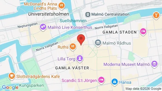 Kontorlokaler til leje i Malmø Centrum - Foto fra Google Street View