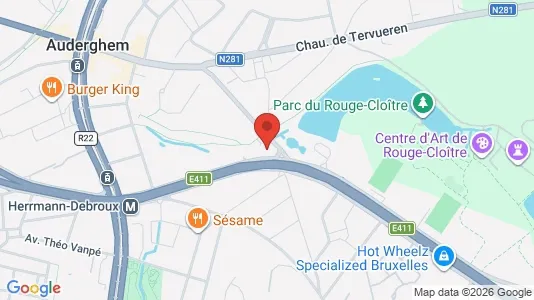 Kontorer til leie i Brussel Oudergem – Bilde fra Google Street View
