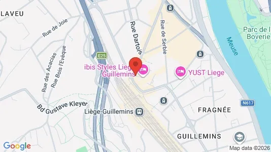 Büros zur Miete i Luik – Foto von Google Street View