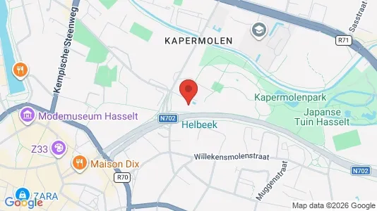 Kontorer til leie i Hasselt – Bilde fra Google Street View