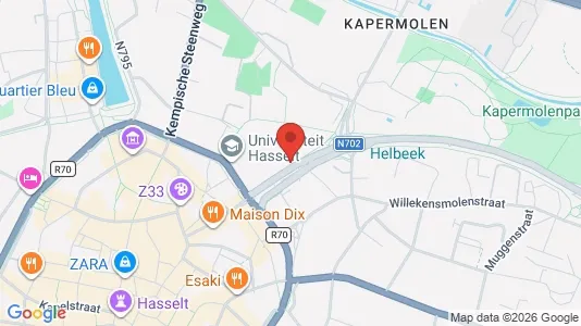 Kontorlokaler til leje i Hasselt - Foto fra Google Street View