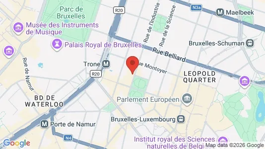 Kontorlokaler til leje i Stad Brussel - Foto fra Google Street View