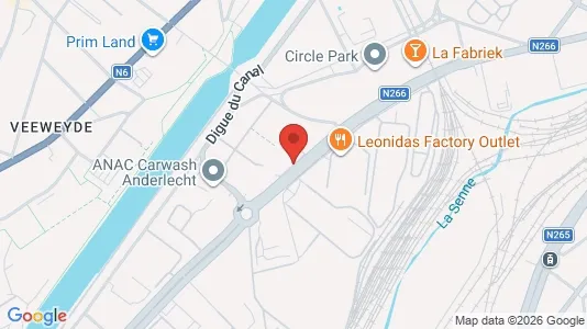 Kantorruimte te huur i Brussel Anderlecht - Foto uit Google Street View