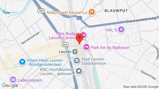 Toimistotilat Vuokrattavana i Leuven - kort over placeringen