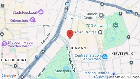 Kantorruimte te huur i Stad Antwerp - Foto uit Google Street View