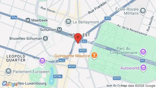Office spaces for rent i Brussels Etterbeek - Photo from Google Street View