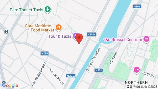 Kantorruimte te huur i Stad Brussel - Foto uit Google Street View