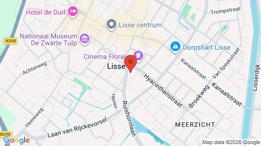Office spaces for rent i Lisse - kort over placeringen