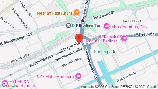Kontorlokaler til leje i Hamborg Mitte - Foto fra Google Street View