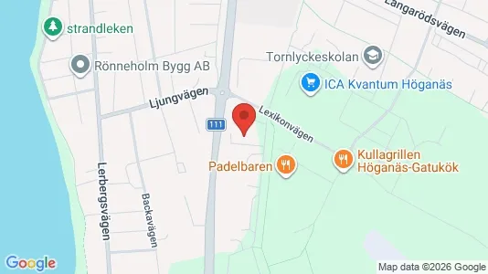 Kontorlokaler til leje i Höganäs - Foto fra Google Street View
