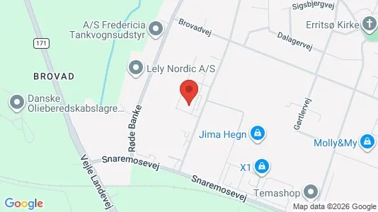 Kontorer til leie i Fredericia – Bilde fra Google Street View